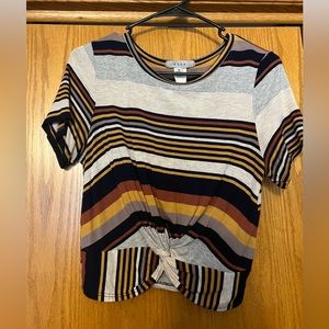 Brand: Gaze; Size: medium; Colors: gray, black, burnt orange, mustard yellow